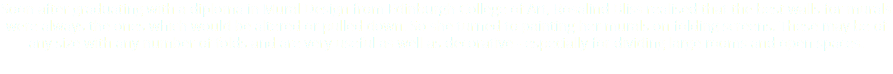 Soon after graduating with a diploma in Mural Design from Edinburgh College of Art, Rosalind Bliss realised that the best walls for murals were always the ones which would be altered or pulled down. So she turned to painting her murals on folding screens. These may be of any size with any number of folds and are very useful as well as decorative - especially for dividing large rooms and open spaces.