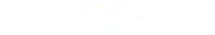Oil on canvas H97cm x W123cm £1,800